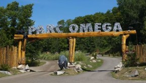 entrée du Parc Oméga au Canada